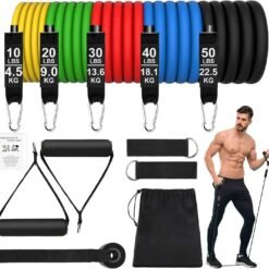 Heavy Duty Resistance Bands with Handles – OEM & Wholesale Gym Supplier