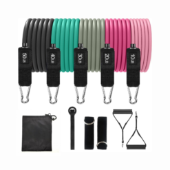 Elastic Resistance Bands with Handles – OEM Fitness Equipment Supplier